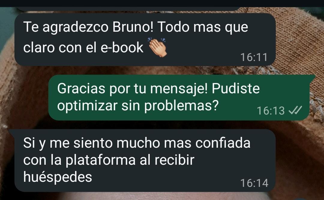 Testimonio de WhatsApp