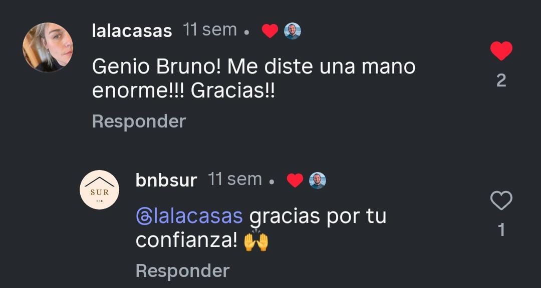 Testimonio de WhatsApp