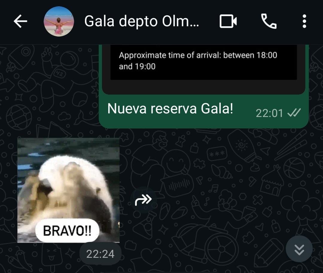 Testimonio de WhatsApp