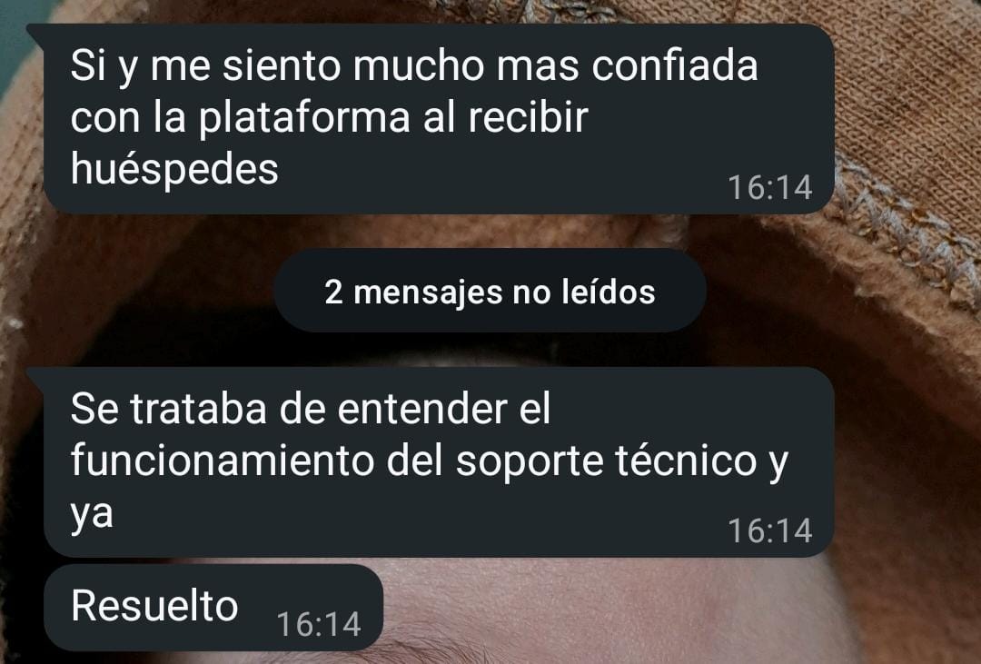 Testimonio de WhatsApp